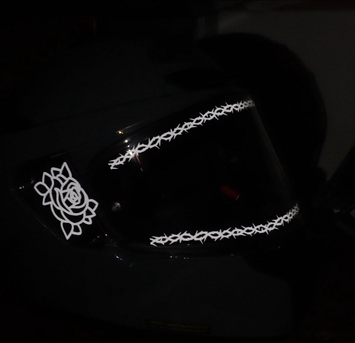 Thorns and Roses Visor Decal Pack