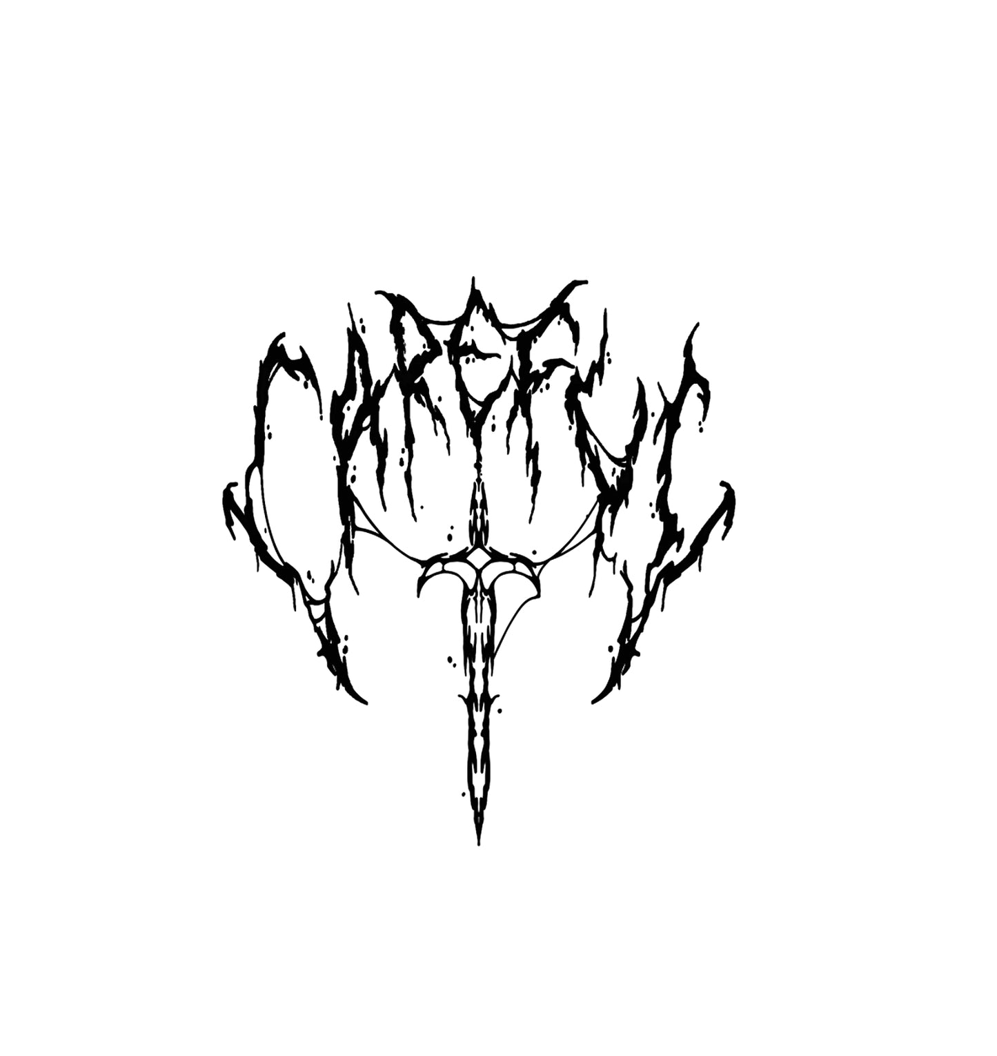 Lover Ghoul "Careful" Windscreen Decal