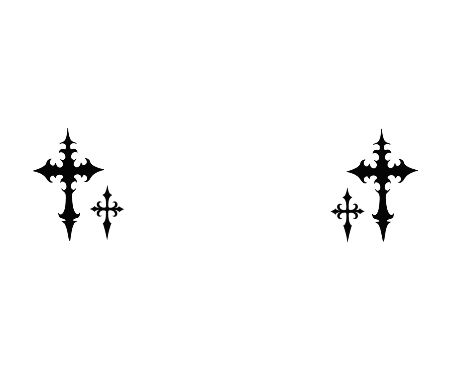 Crosses Visor Decals