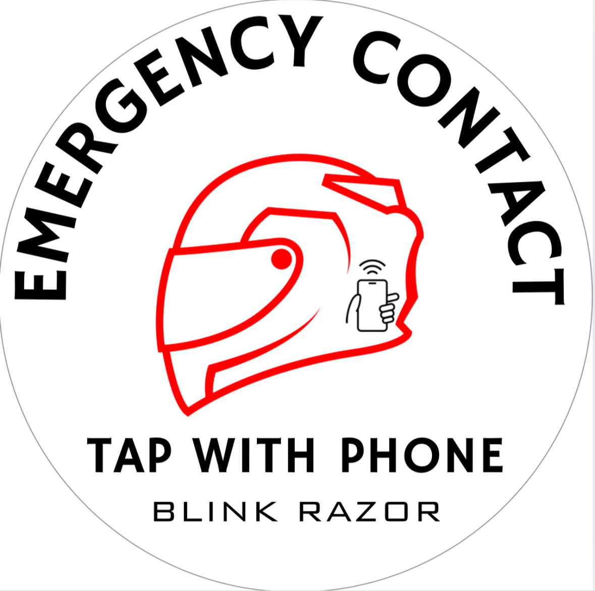 Emergency Contact Sticker