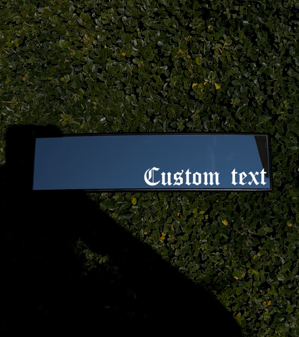 Custom Text Engraved Mirror