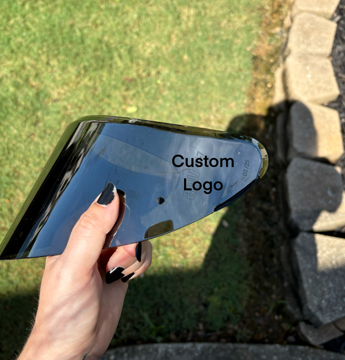 Custom Text/Logo Visor