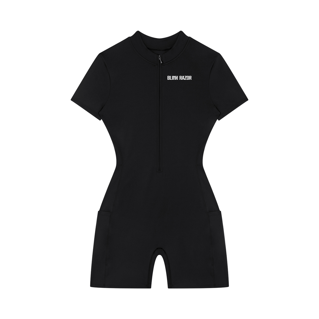 Quarter Zip Romper