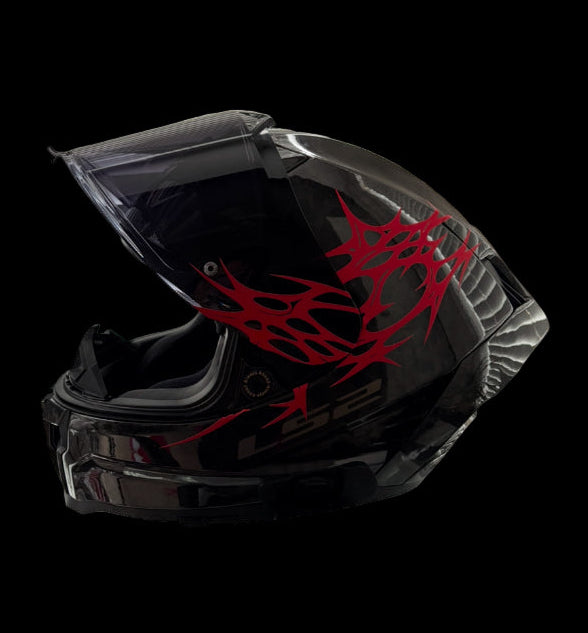 cyber motorcycle helmet Cyber Helmet Decal – Blink Razor