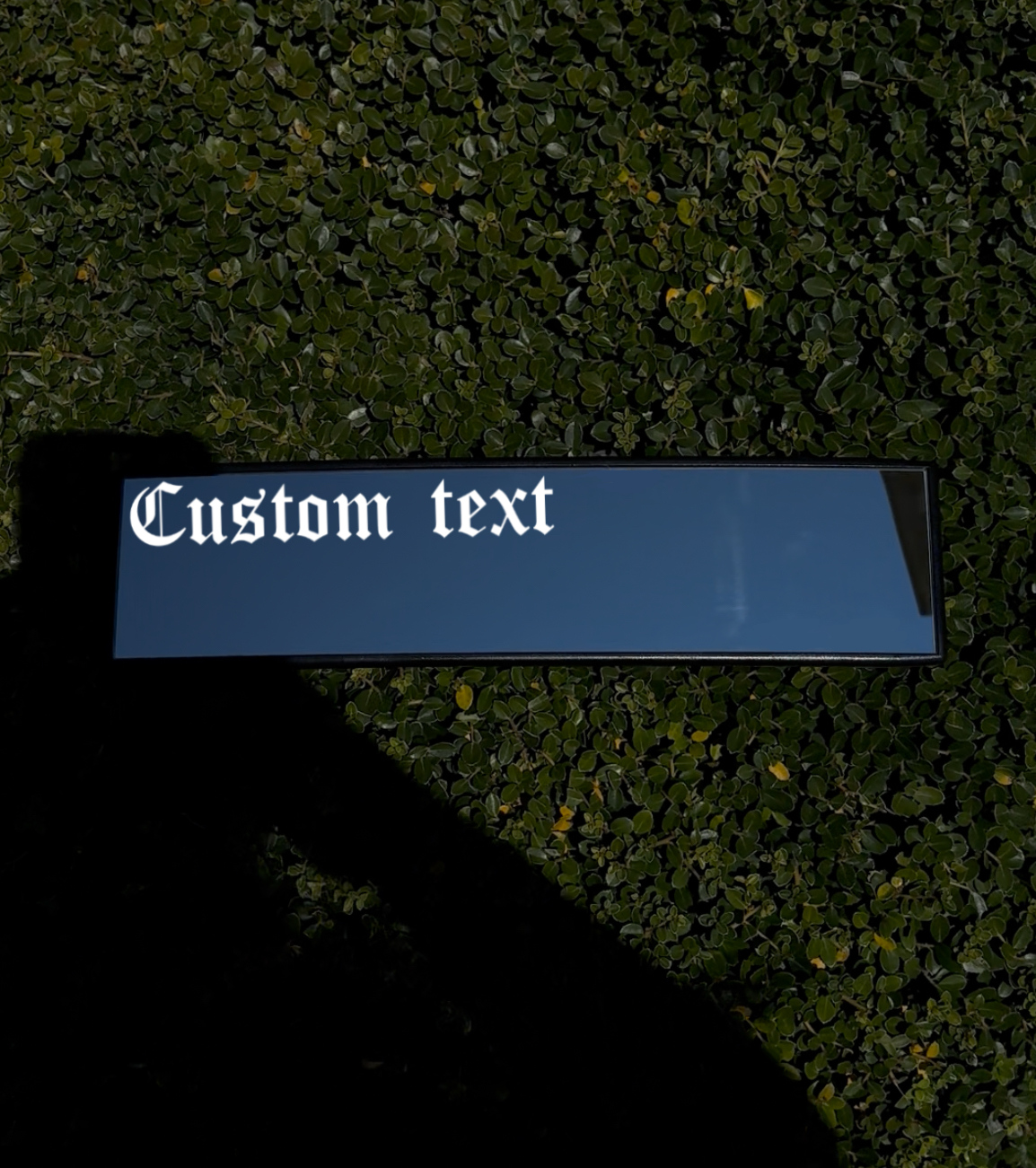 Custom Text Engraved Mirror
