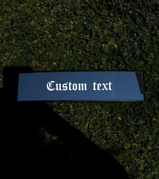 Custom Text Engraved Mirror