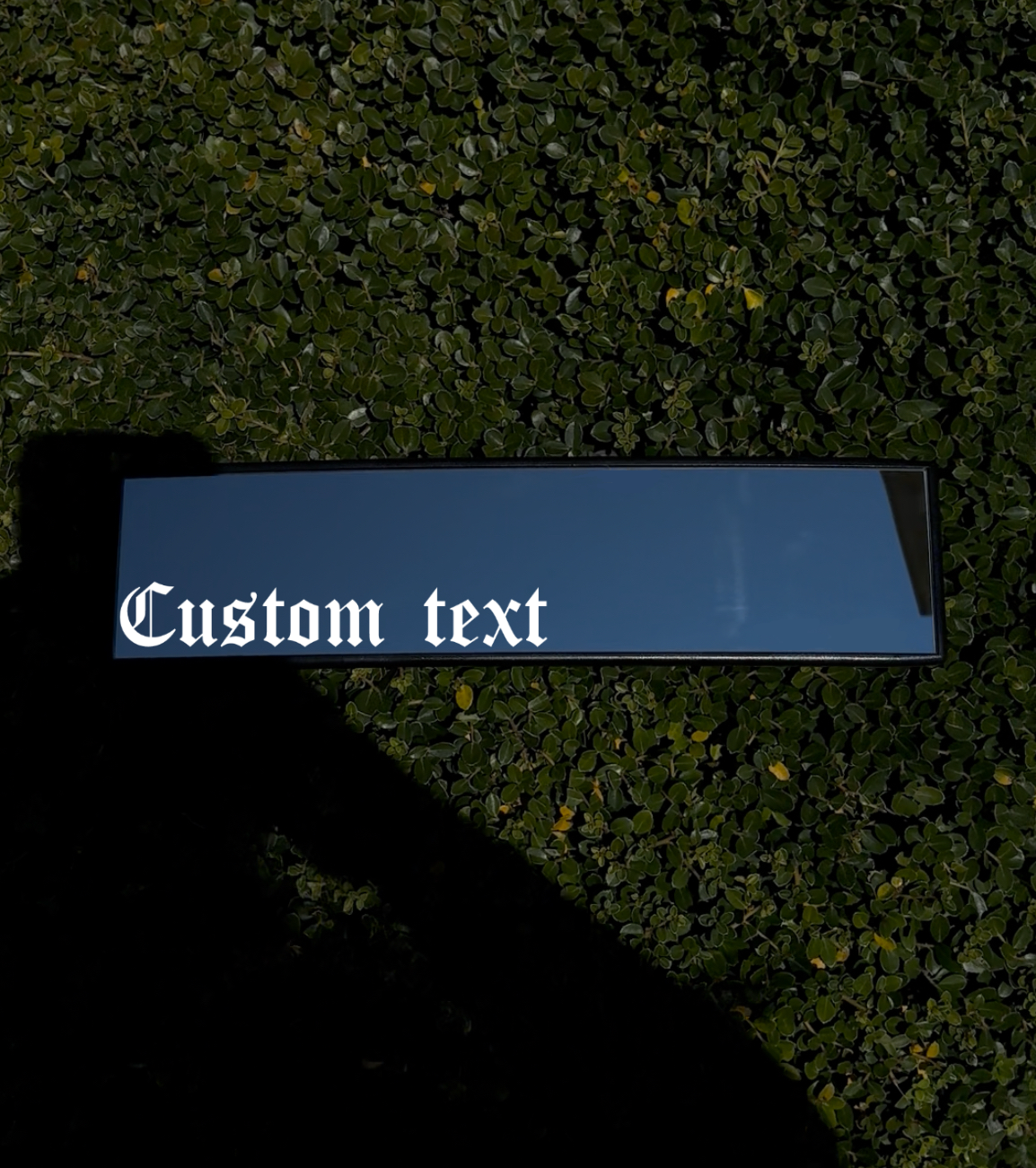 Custom Text Engraved Mirror