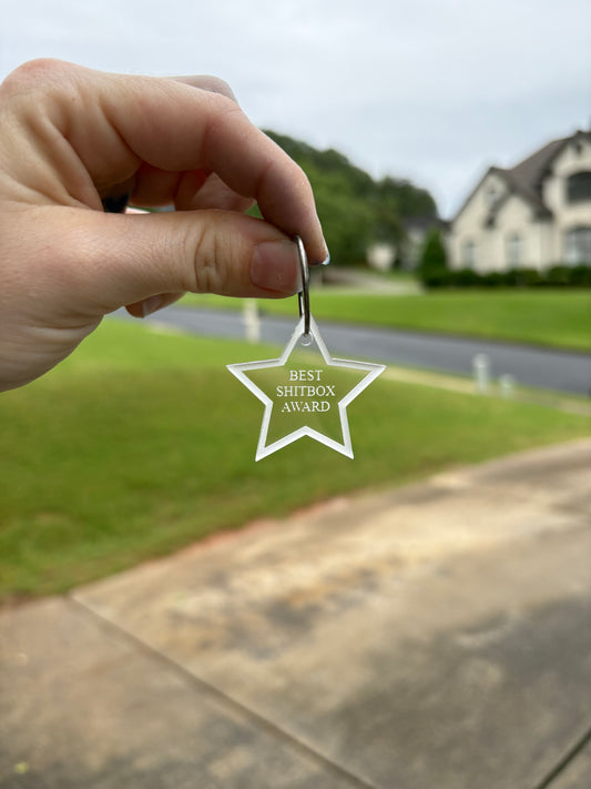 Best Shitbox Award Keychain