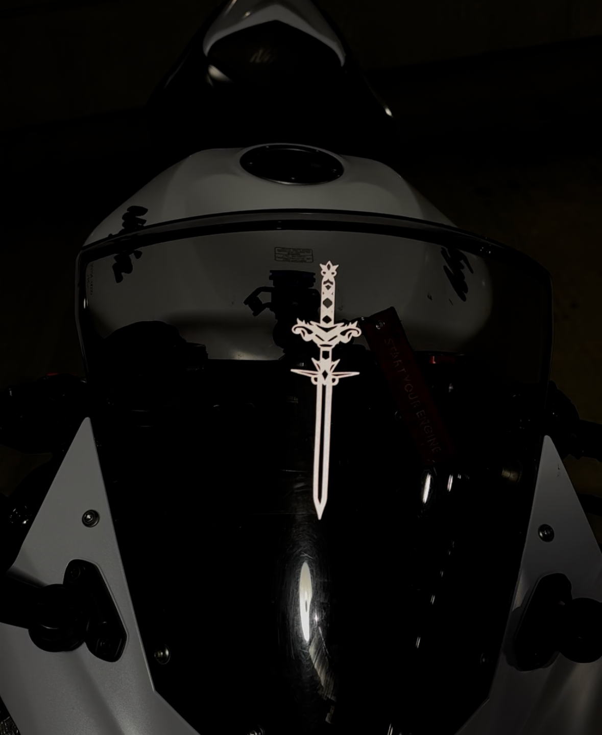 Sword Windscreen Decal