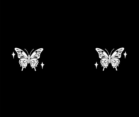 Butterfly Visor Decals