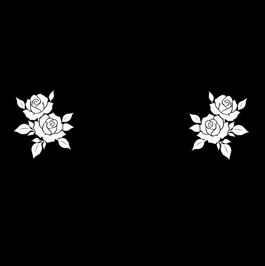 Floral Visor Decals