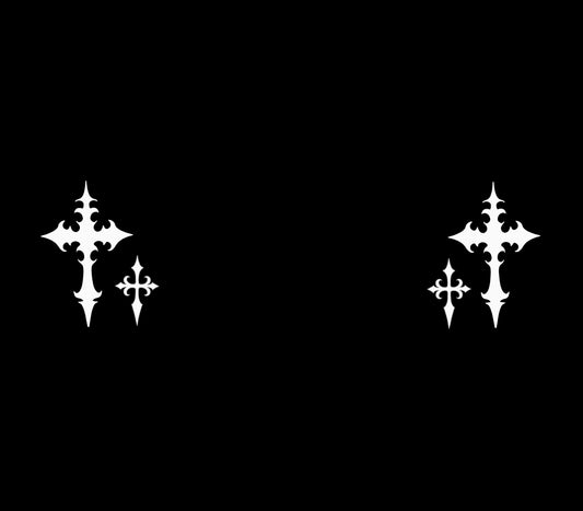 Crosses Visor Decals