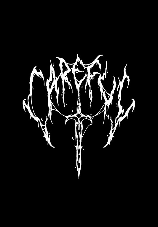 Lover Ghoul "Careful" Windscreen Decal