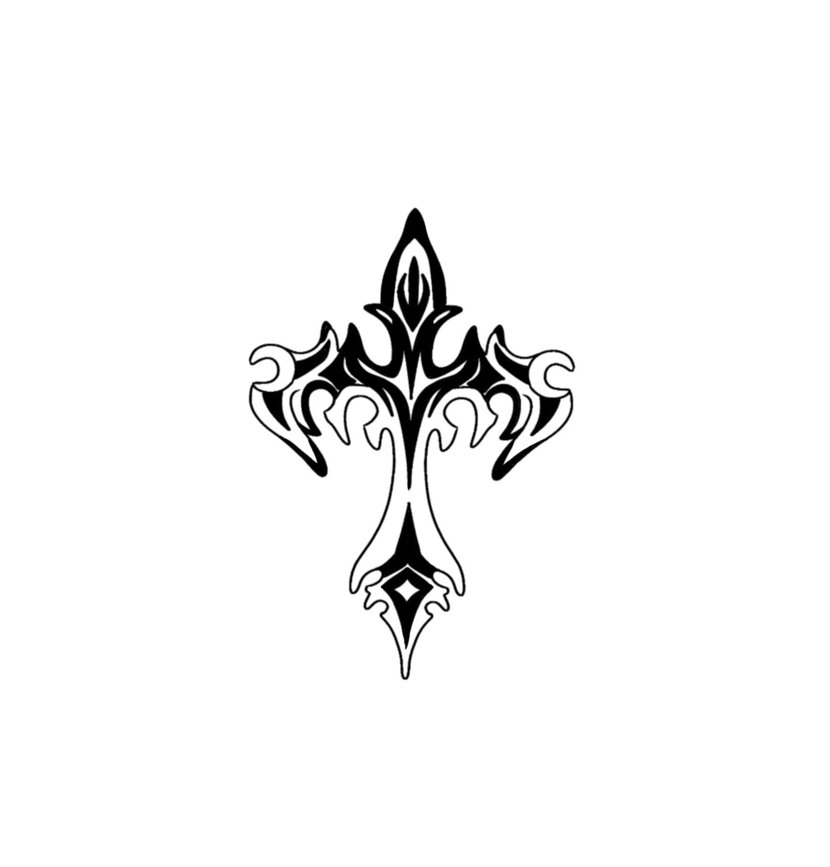Cross Windscreen Decal