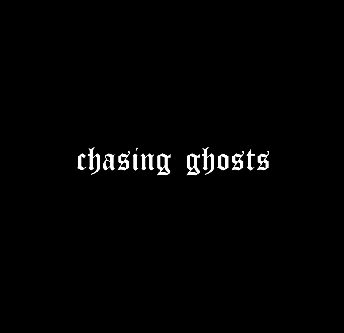 Chasing Ghosts Decal